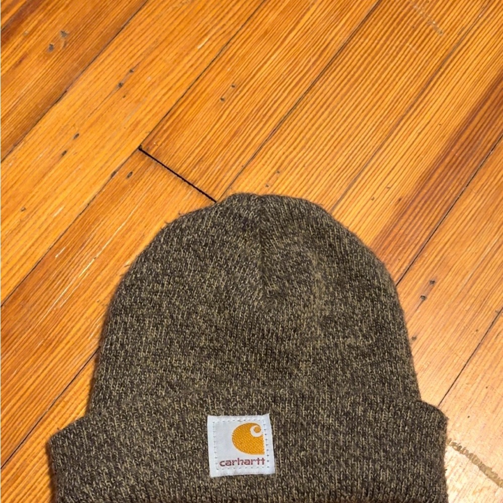 Carhartt Dark Brown Knit Beanie